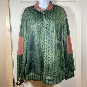 Green Patterned Men's‎ Sweater